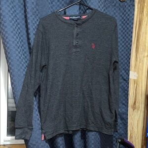 Men’s thermal Polo long sleeve